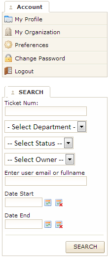 Client Ticket Filters